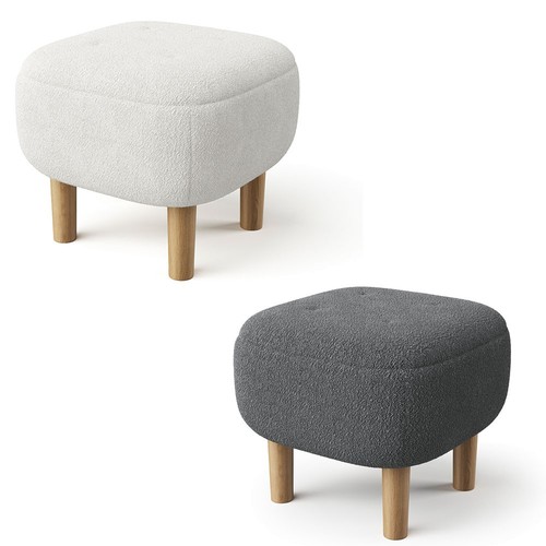 Square footstool footrest - square,