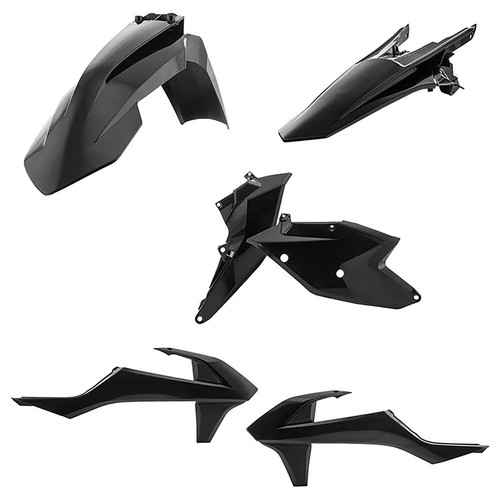 Acerbis plastic kit - plastic, (black)