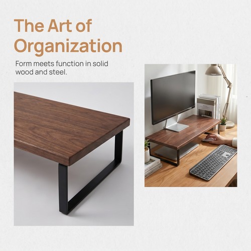 Computer desktop monitor stand - monitor,