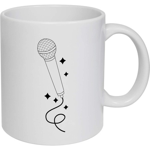 Microphone with glitter - 'microphone,