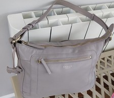 Radley Taupe Leather Handbag