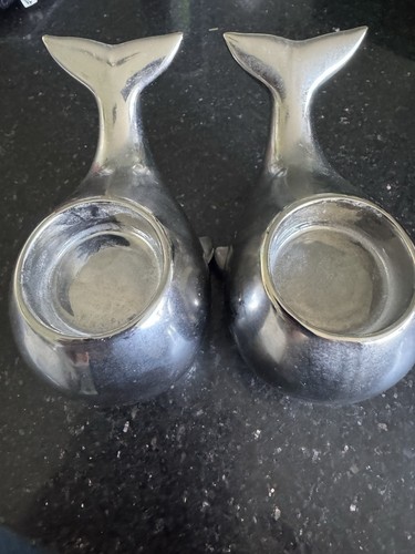 14cm mirror silver - silver, whale