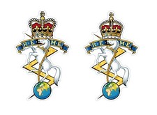 Royal Electrical Mechanical Engineers Waterproof Vinyl Stickers Decal REME Army