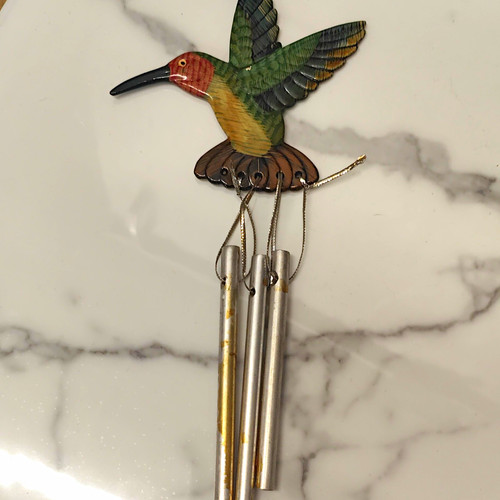 Hanging metal wind chime - hanging,