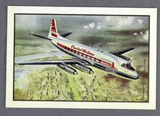 CAPITAL AIRLINES VICKERS VISCOUNT VINTAGE AIRLINE POSTCARD MANUFACTURER ISSUE 
