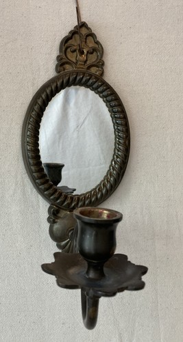 Single candle wall sconce - candle,