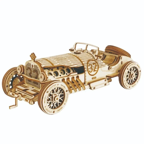 Car wooden puzzles model - car, 3d