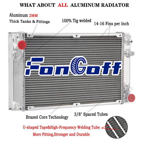 Row aluminium radiator for - 3,