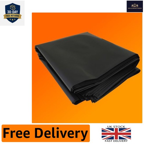 Thick black polythene - thick,