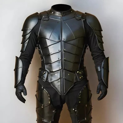 Handmade black leather armor - handmade,