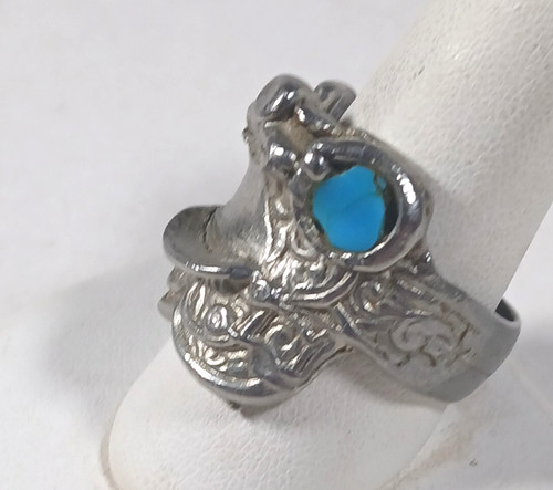 Vintage horse saddle ring - horse,