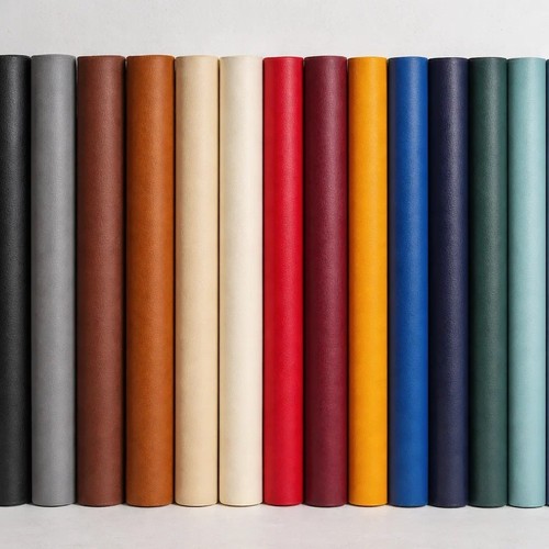 Leatherette fabric fire - fabric,