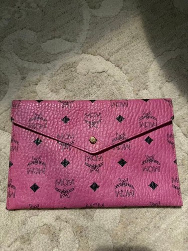 Mcm pink logo print versatile - print,