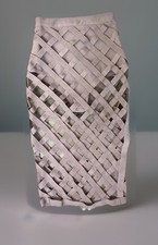 Love & Other Things Bandage Cage Pink  Extreme Skirt S 8