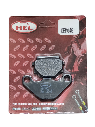 Hel rear brake pads - hel,