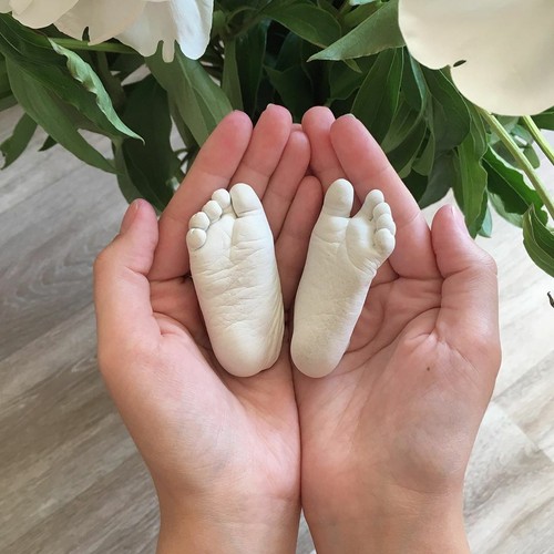 Newborn baby hand alginate - baby,