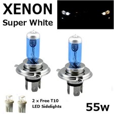H4 55W SUPER WHITE XENON (472)