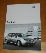 Volkswagen VW Golf Mk5 Brochure 2006 1.4 2.0 GT Sport TDI 140 GTI Edition 30 R32