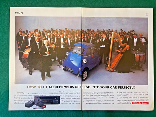 Philips car stereo - car, bubble