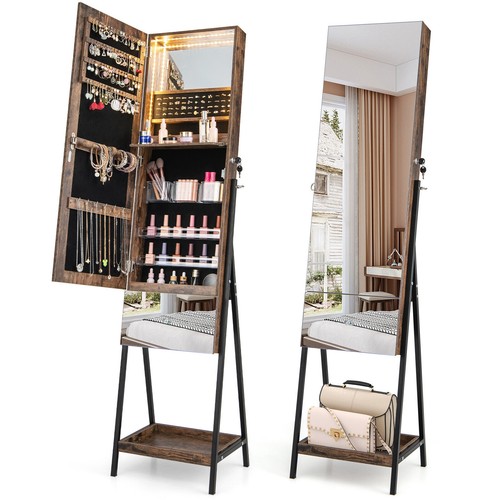 Gymax jewelry cabinet armoire - gymax,
