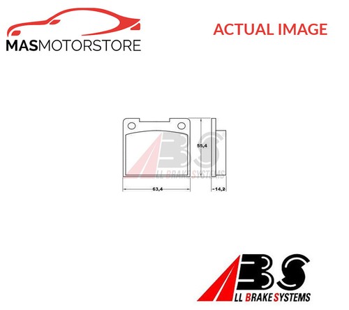 Brake pads set - set, braking