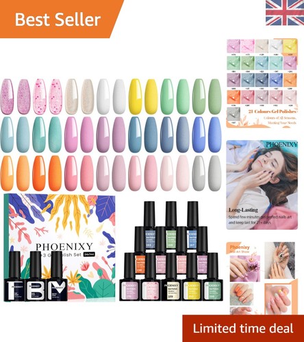 Piece gel nail polish set - gel,