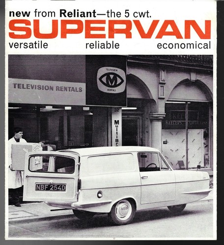Reliant regal supervan - reliant,