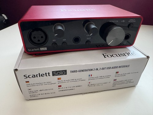 Focusrite scarlett solo - focusrite,