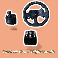 Logitech G29  Driving Force Steering Wheel Bundle - Wheel, Shifters And Pedals