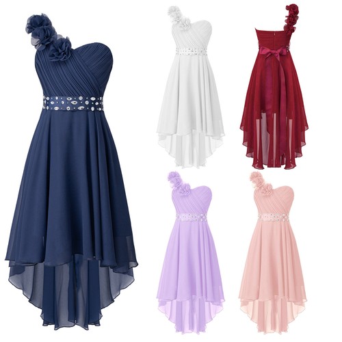 Girls chiffon one shoulder - girls,