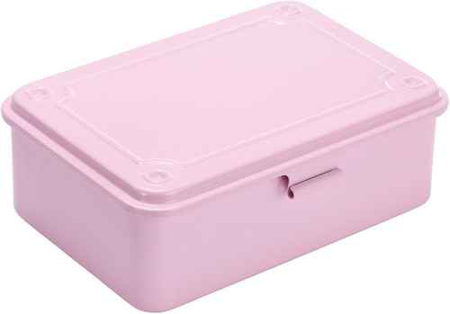 Pink steel tool box - box, 15cm