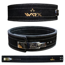 WARX Weight Power Lifting Leather Lever Pro Belt Gym Training Powerlifting Dip