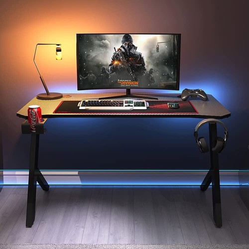 Xxl large gaming desk led - xxl,