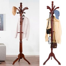 6ft Vintage Wooden Coat Rack