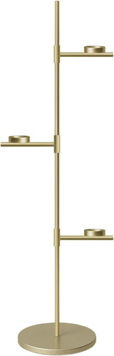 Gold metal tall floor - tall,