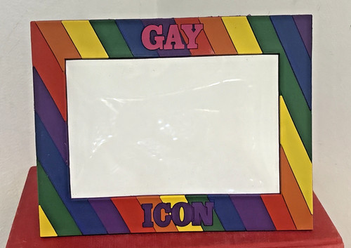 Gay icon rubber rainbow - , pride
