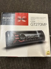 SONY CDX-GT270MP CD PLAYER
