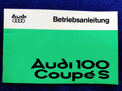 Audi 100 coupe owners - 100, manual