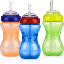 Nuby No-Spill Soft Straw Easy