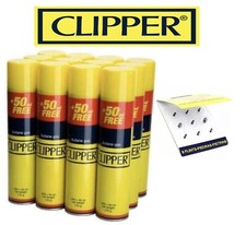 CLIPPER High Quality Universal Gas Lighter Butane Fuel Fluid Refill 300ML &Flint