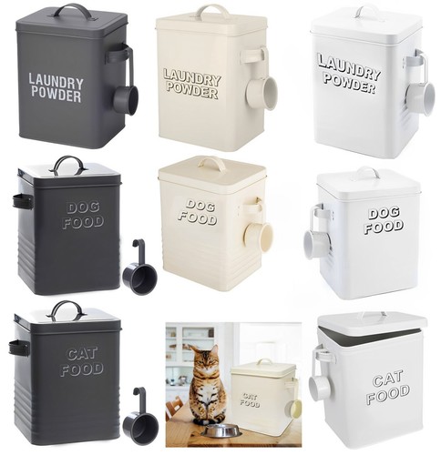 Laundry powder tin dog cat - powder,