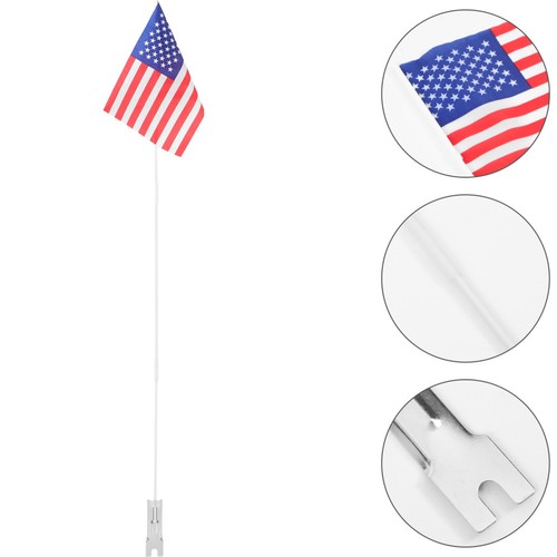 Bike trailer flag decorations - ,