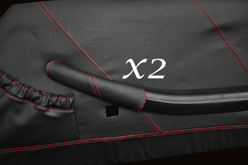 Red stitch fits - red,