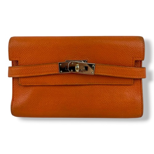 Hermès orange fold epsom - hermès,