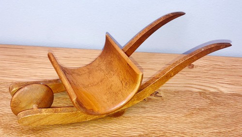 Vintage hand made wooden - made,,