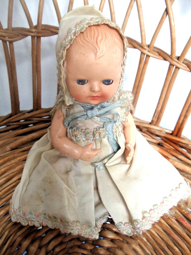 Vintage rosebud thumbsuck - rosebud, 6"
