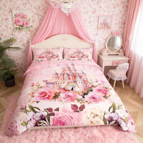 Girls castle duvet - duvet, cover