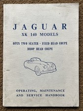 Original JAGUAR XK140 OWNERS