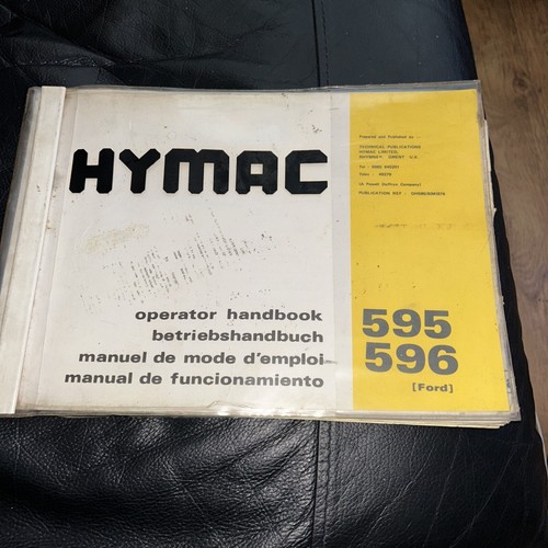 Hymac excavator 595 596 - hymac,