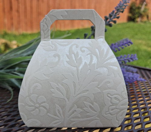 Ivory handbag favour boxes - ivory,